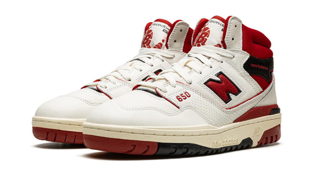 New Balance White 650R Aimé Leon Dore - / Red Sneakers