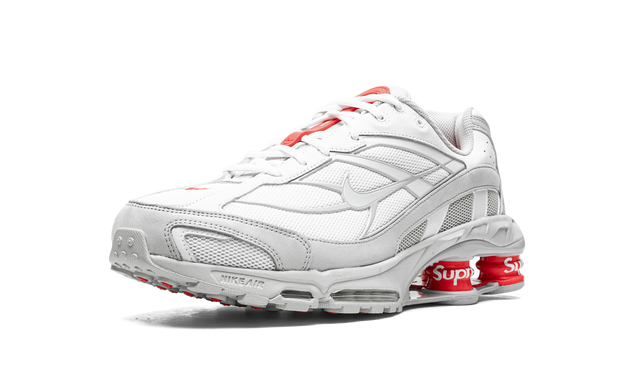 Nike White Supreme x Shox Ride 2 Sneakers