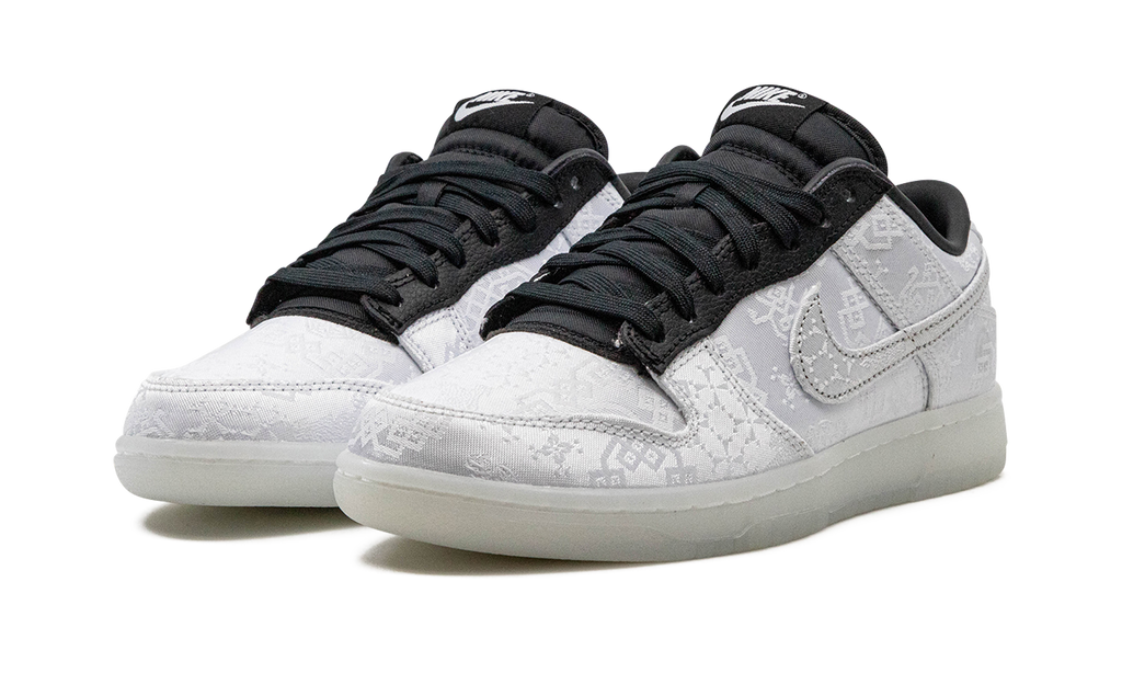 Nike Dunk Low White CLOT Fragment Sneakers