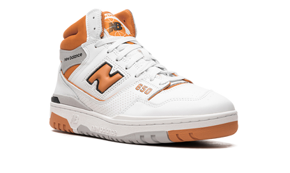 New Balance White 650 White/Canyon Sneakers