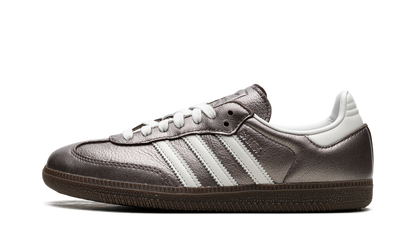 Adidas Samba White Metallic Purple Sneakers