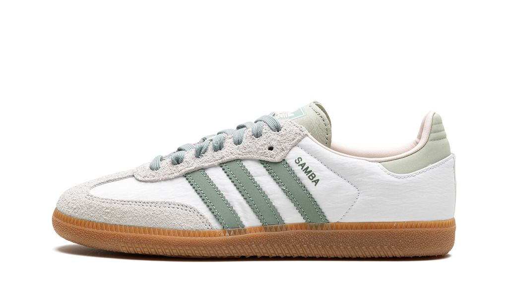 Adidas Samba Silver Green Sneakers