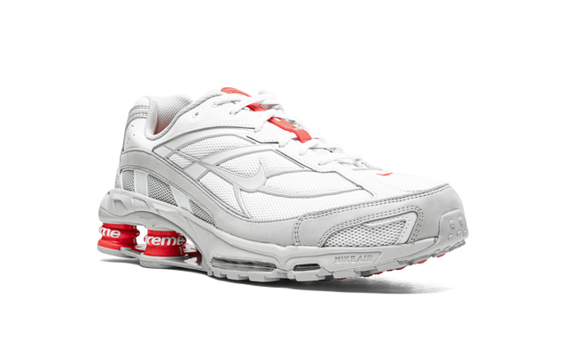 Nike White Supreme x Shox Ride 2 Sneakers