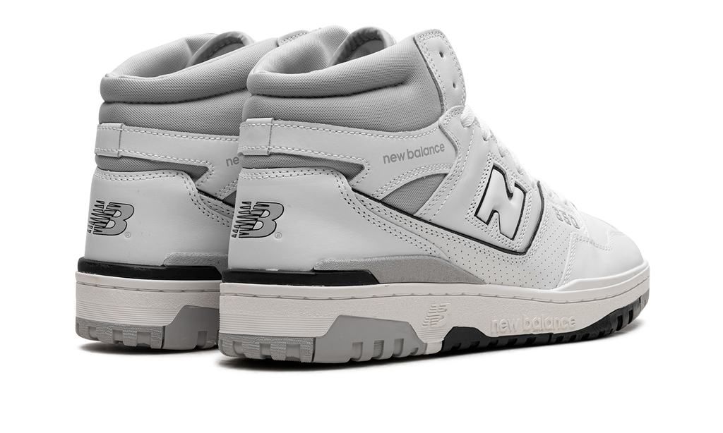 New Balance White 650 White/Grey Sneakers