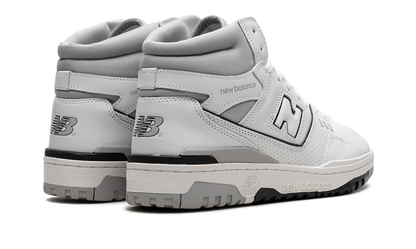New Balance White 650 White/Grey Sneakers