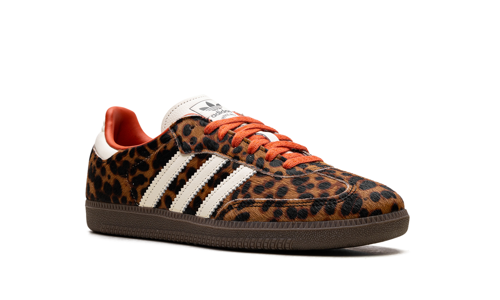 Adidas Samba Cream Leopard Orange Sneakers