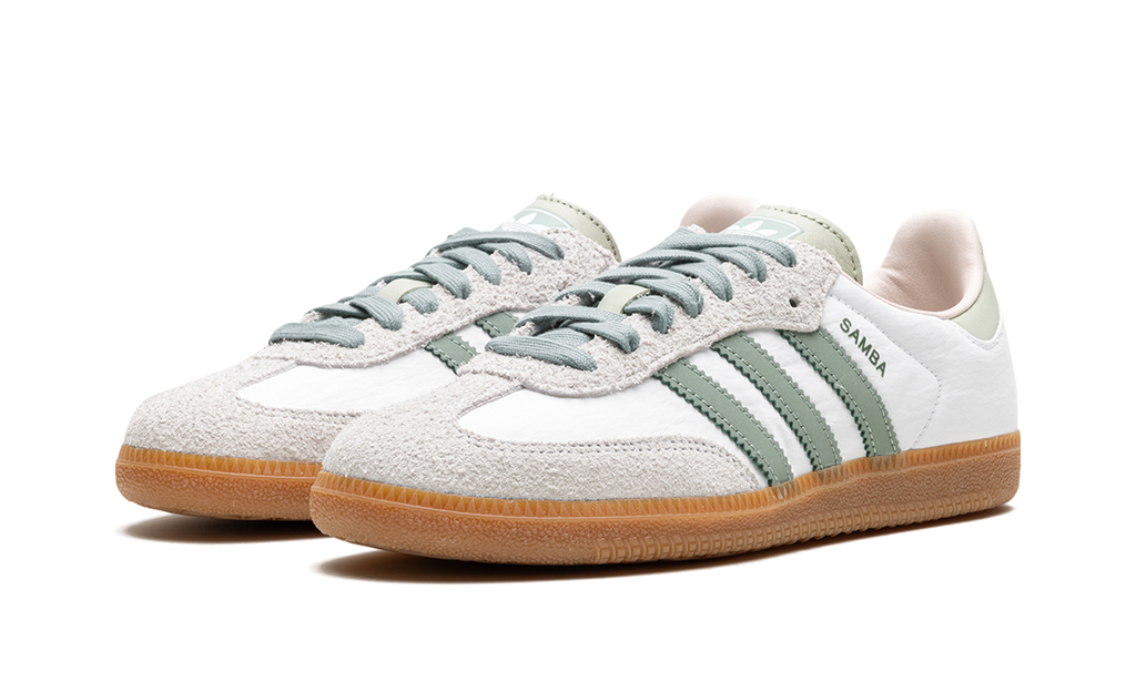 Adidas Samba Silver Green Sneakers