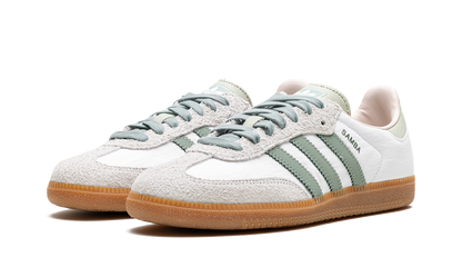 Adidas Samba Silver Green Sneakers