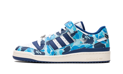 Adidas Blue Forum 84 Low Bape 30th Anniversary Camo Sneakers