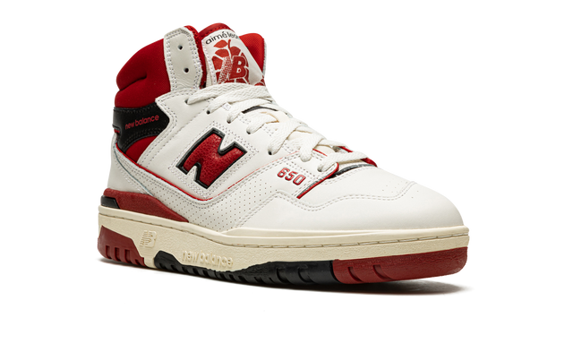New Balance White 650R Aimé Leon Dore - / Red Sneakers