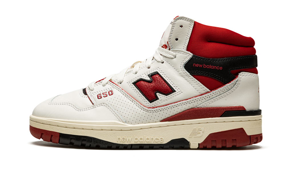 New Balance White 650R Aimé Leon Dore - / Red Sneakers