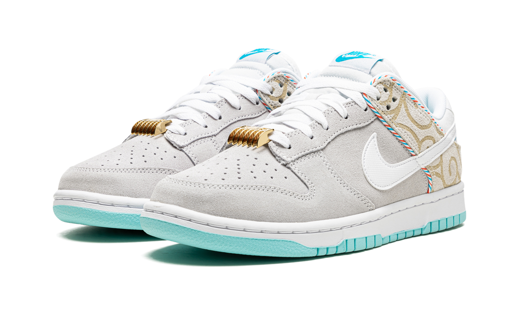 Nike Dunk Low Grey Barber Shop Sneakers