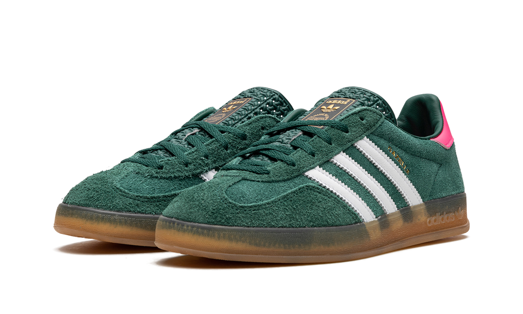 Adidas Green Gazelle Indoor Collegiate Lucid Pink Sneakers