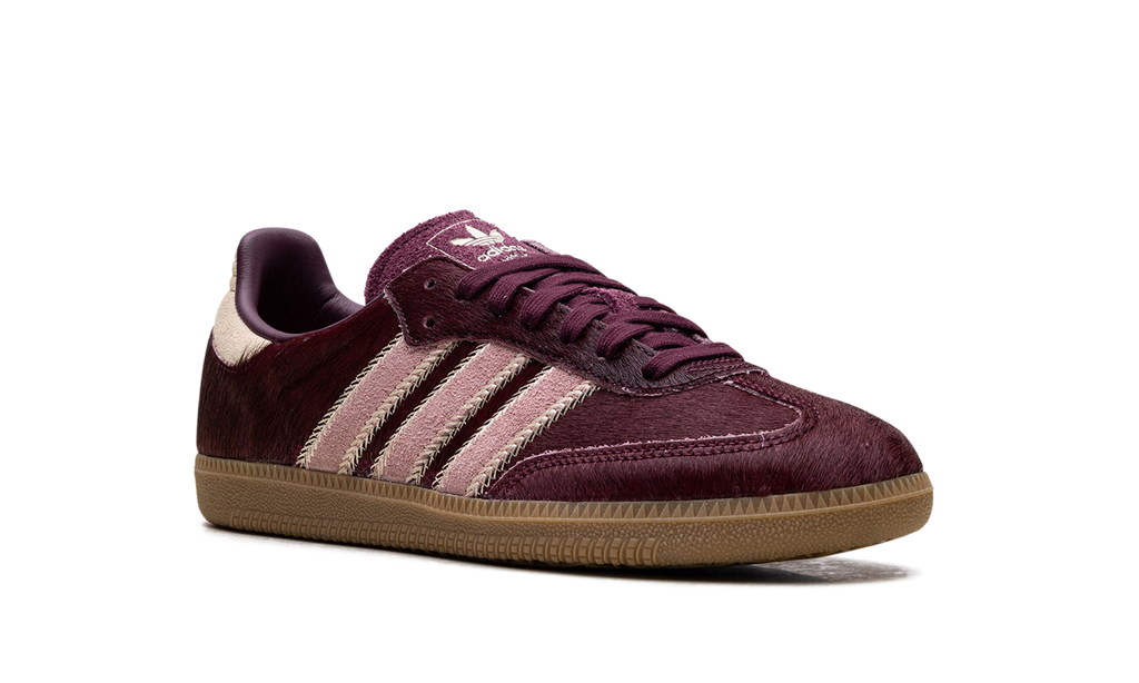 Adidas Samba Maroon Sand Strata Pony Sneakers